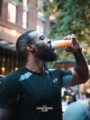 drinking high protein fruit juice