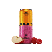 JUCED Apple & Raspberry can with fruit